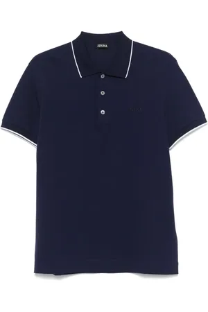 Ermenegildo Zegna Embroidered-logo polo shirt