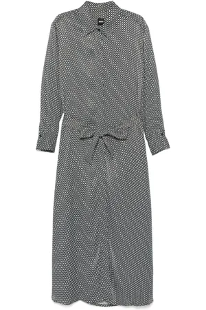 HUGO BOSS Monogram midi dress