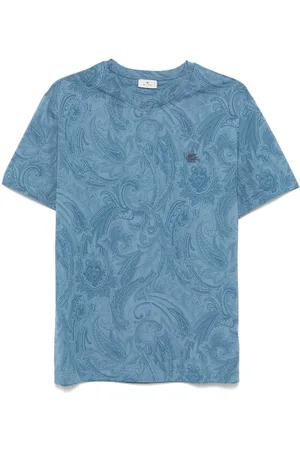 Etro Printed cotton T-shirt