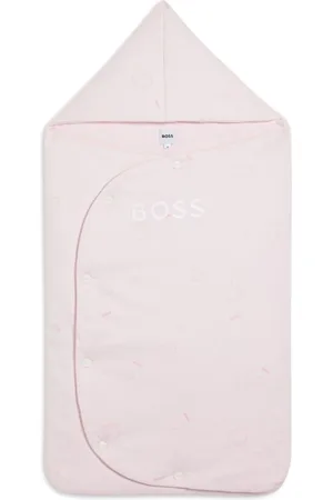 HUGO BOSS Logo-embroidered organic cotton nest