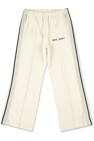 Palm Angels Logo-print stripe trim track pants