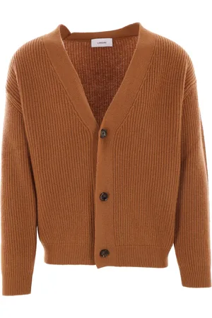LARDINI V-neck buttoned cardigan