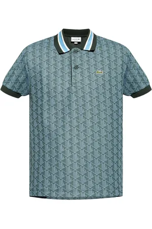 Lacoste Monogram pattern polo shirt