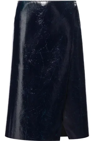 Serafini Glossy A-line skirt