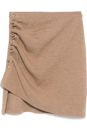 Paco rabanne Gathered mini skirt