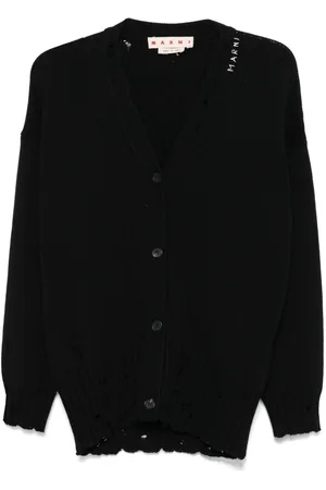 Marni Dishevelled cotton cardigan