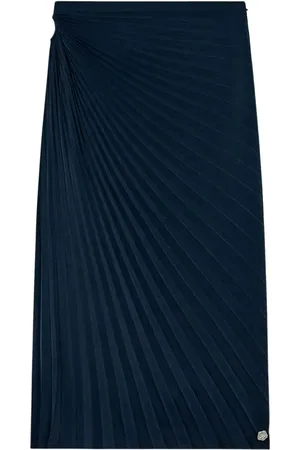 Kenzo Sunray-pleated midi skirt