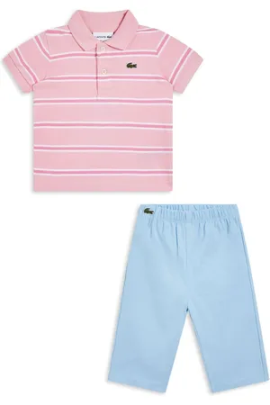 Lacoste Logo-appliqu?? trousers set