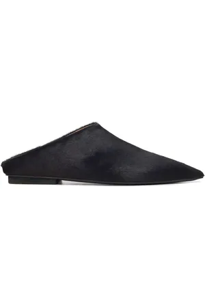 MARSÈLL Pointed-toe calf-hair mules