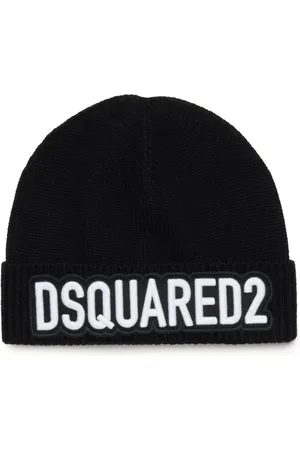 Dsquared2 Logo-embroidered knitted beanie