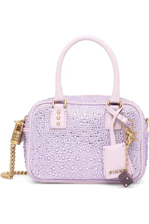 Pinko Rhinestone embellished tote bag
