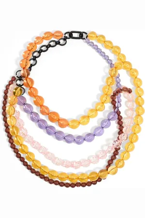 Bimba y Lola Bead-embellished necklace
