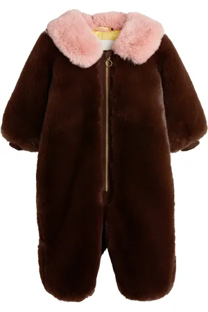 Mini Rodini Faux-fur romper
