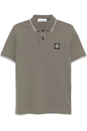 Stone Island Compass-motif polo shirt