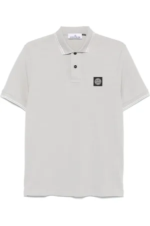 Stone Island Compass-motif polo shirt