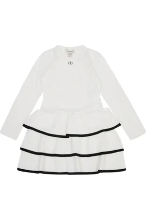 Twin-Set Tiered peplum hem dress