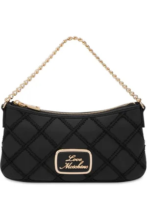 Moschino Logo-plaque shoulder bag