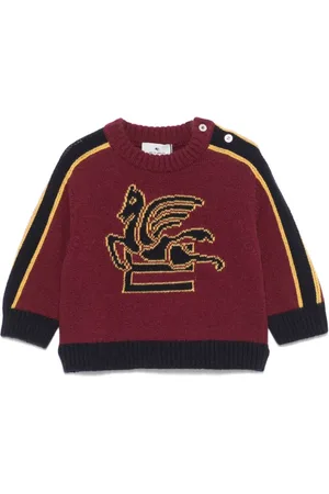 Etro Pegaso-intarsia sweater