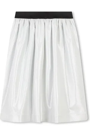 HUGO BOSS Metallic-finish long skirt