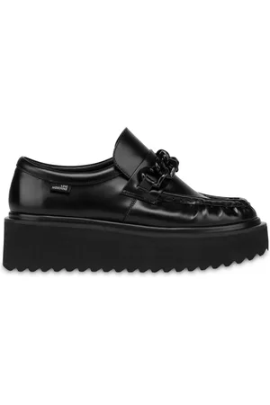 Moschino Chain link-detail flatform loafers
