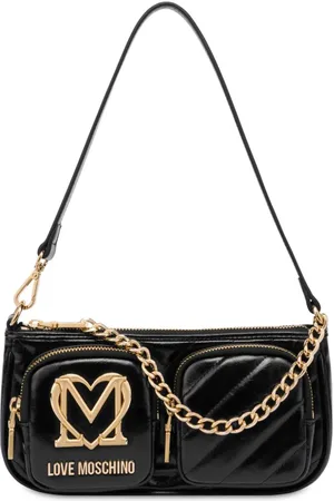 Moschino Logo-plaque shoulder bag