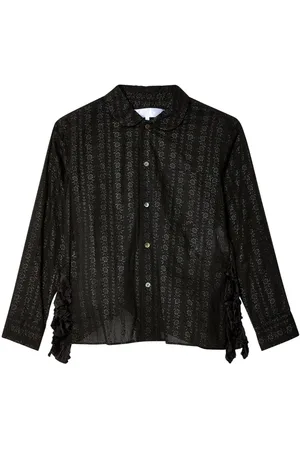 Comme des Garçons Floral-print cotton shirt