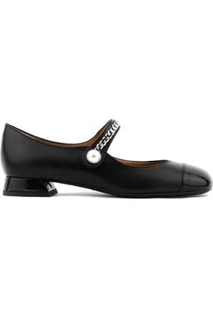 Paul Warmer Taylor chain-trim ballerina shoes