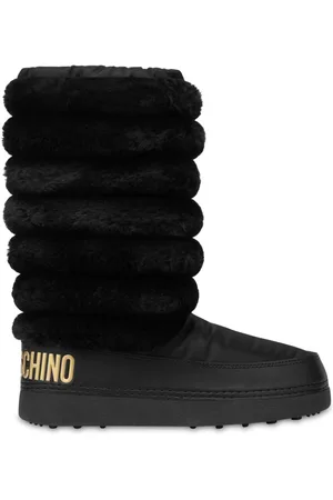 Moschino Chunky faux-fur boots