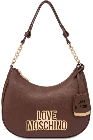 Moschino Logo-plaque shoulder bag