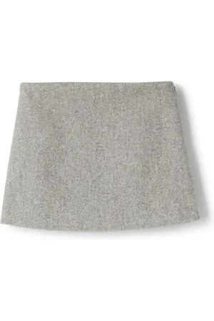 Il gufo M??lange-effect mini skirt