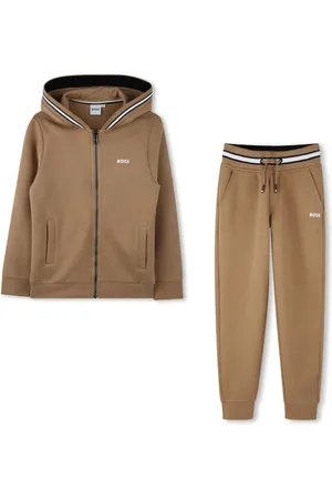 HUGO BOSS Printed trimmed tracksuit set