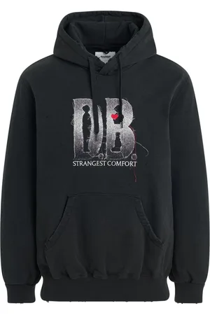 DOUBLET Embroidered cotton hoodie