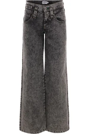 Vaquera Washed wide-leg jeans