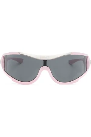 VERSACE Medusa Medallion shield-frame sunglasses