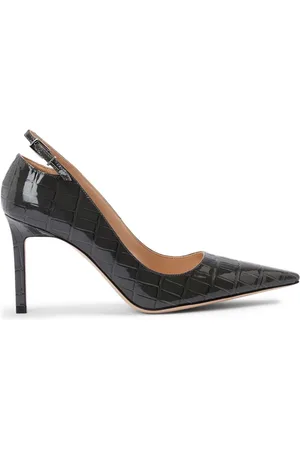 Tom Ford 85mm Angelina croc-embossed leather pumps