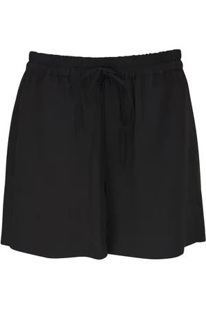NILI LOTAN Silk-twill shorts