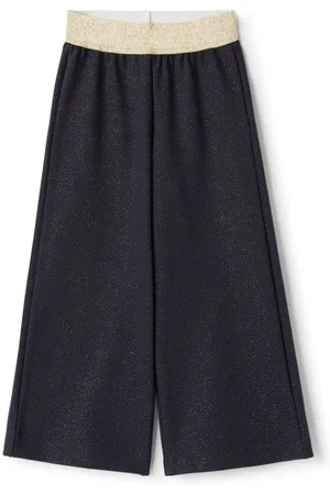Il gufo Glitter-detail trousers