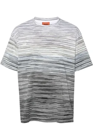Missoni Logo-rubberised striped T-shirt