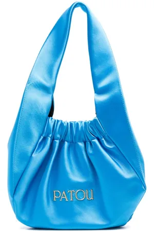 Patou Logo-lettering satin tote bag