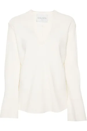 FORTE FORTE Crepe long-sleeve blouse