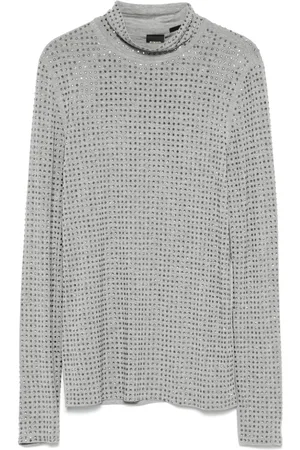 Pinko Rhinestone-embellished top