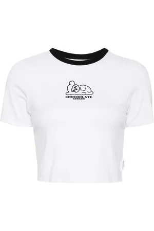 Chocoolate Flocked logo t-shirt