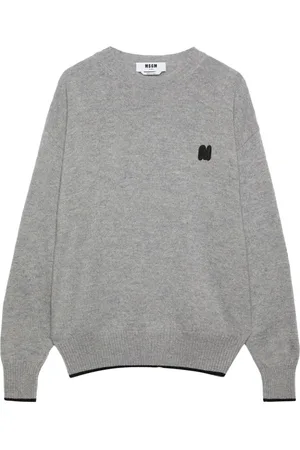Msgm Logo-appliqu?? crew-neck jumper