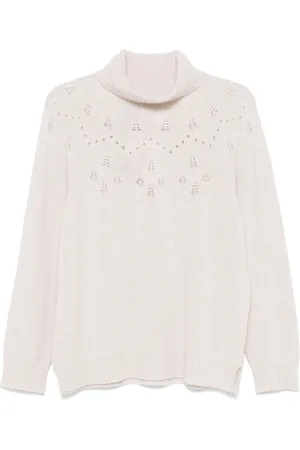 Twin-Set Roll-neck lurex jumper