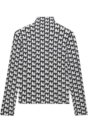 Msgm All-over logo-print blouse