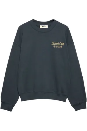 Msgm Logo-print crew-neck sweatshirt