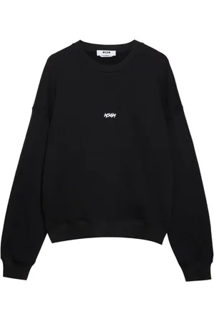 Msgm Logo-print cotton sweatshirt
