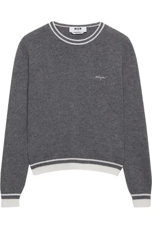 Msgm Embroidered-logo sweatshirt