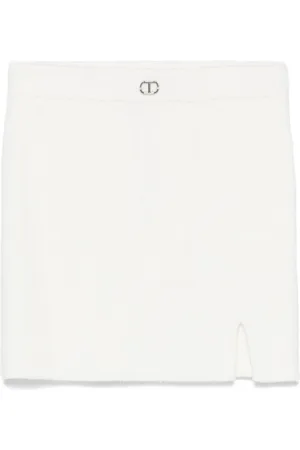 Twin-Set Bouclé mini skirt