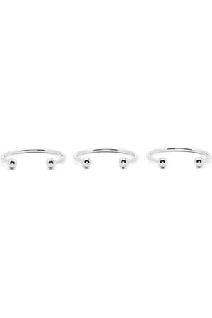 Patrizia Pepe Piercing hoop bracelets (set of three)